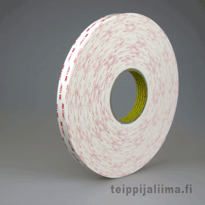 3M 4952 VHB kaksip. teippi valkoinen 19mmx33m