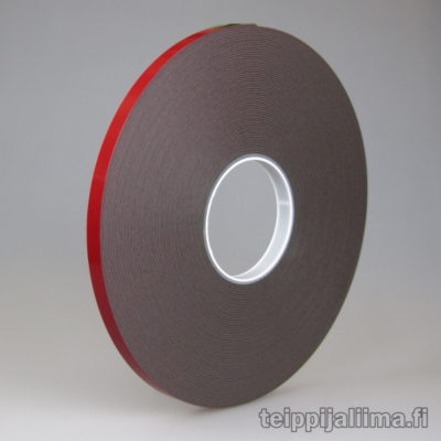 AFTC 6411 LSE kaksipuolinen teippi, musta, 12mm x 33m