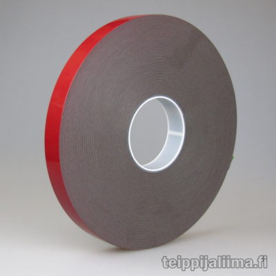 AFTC 6411 LSE kaksipuolinen teippi, musta, 25mm x 33m