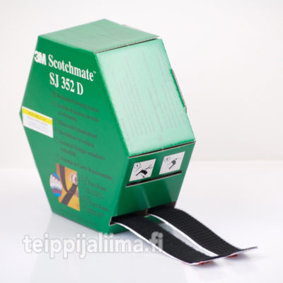 3M Scotchmate SJ-352D musta 2x25mmx5m