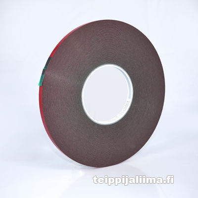 AFTC 6406 LSE kaksipuolinen teippi, musta, 9mm x 33m