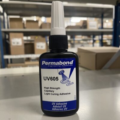Permabond UV605 UV-kovett. liima pullo 50ml