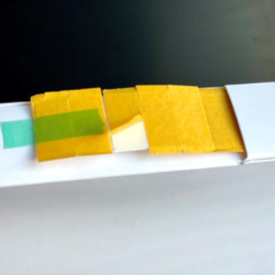 Kaksipuolinen vaahtoteippipala 25x12x1mm, 4000 kpl/rla